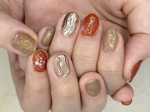 アッサンブレ(Assembler)/ゴールドニュアンスネイル