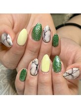 レミア 関内(REMIA)/3月　大理石ネイル♪