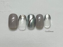 キャンアイドレッシー 長岡店(Can I Dressy)/グレーシルバーネイル