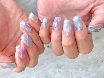 ネイルサロン ジョアアンジェ 天王寺店(joie ange)/ニュアンスネイル　キレイめ