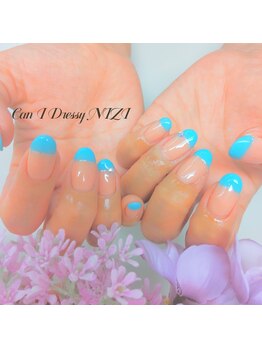 キャンアイドレッシー ニジ(Can I Dressy NIZI)/ストレートフレンチ