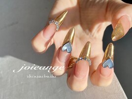 スカルプ　長さだし　フレンチ