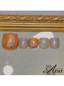 ネイルズアジュール 新潟亀田店(Nails Azur)/フット☆定額デザインCコース