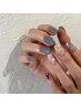 おまかせニュアンスart5本コース(片手ワンカラー)