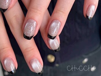 チッチ 小倉店(chicchi)/マグネットネイル×フレンチ