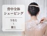 背中全体シェービング(うなじ～腰上まで)￥5500