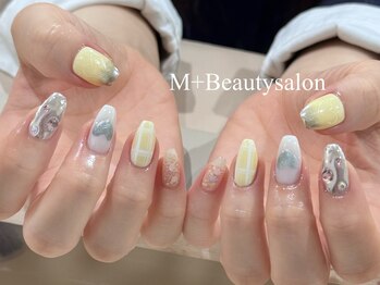 エムプラスビューティー(M+)の写真/【Hand☆持ち込みアートコース¥9500】流行のニュアンス~ワンホンお姉さんアート・最旬ネイルまで何でもOK♪