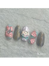 ネイル ブーマー(Nail BOOMER)/花/ミラー/ピンク