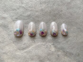 エンジェリック カラーズ(Angelic colors)/ホワイトシェルネイル☆