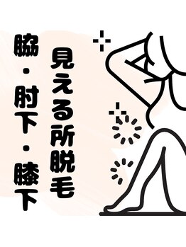 シエスタ(siesta)/見える所脱毛（脇・肘下・膝下）