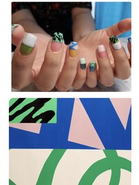好きなアートをネイルにデザイン