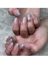 マルネイル(maru nail)/ブルーフレンチ