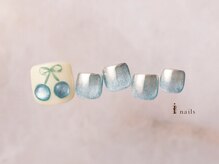 アイネイルズ 横浜EAST店(I-nails)/さくらんぼフットネイル
