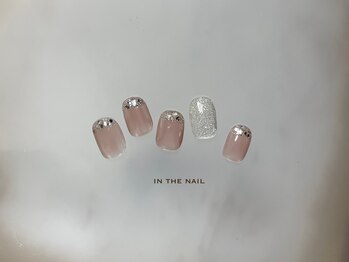 イン ザ ネイル(in the nail)/ガラスストレートフレンチ