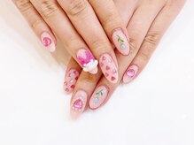 ネイルコレクション ピンク(Nail Collection Pink)/ジェル放題＋キャラ♪シナモン