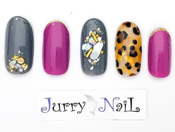 ジュリーネイル 所沢店/ヒョウ柄ネイル