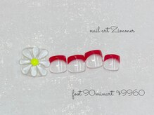 ネイルアート ジマー/foot 90minart ¥9960