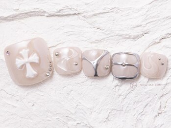 ネイルメゾン 渋谷店(NAIL MAISON)/メタリッククロムパール￥9000