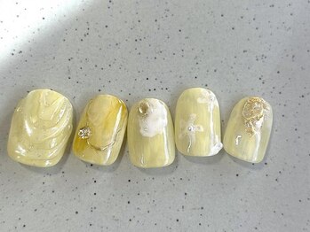 アイネイルズ 池袋店(I-nails)/イエローゴールドニュアンス