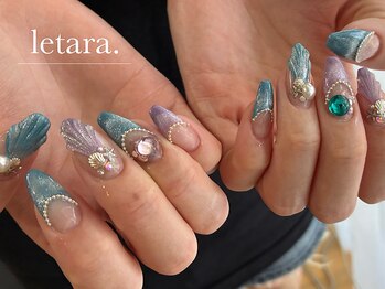 レタラ(letara.)の写真/【埋め尽くしOK★】カラー豊富なデザインとパーツ・ストーンつけ放題で世界に一つだけのネイルを◎