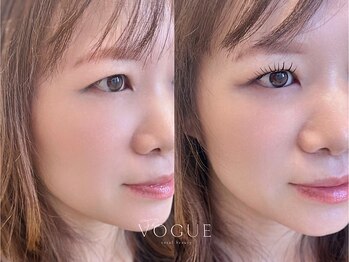 ザ ヴォーグ(the VOGUE)の写真/モチが良く美しい仕上がりにリピート多数の人気店♪『まつ毛パーマ×眉毛スタイリング』の同時施術も◎