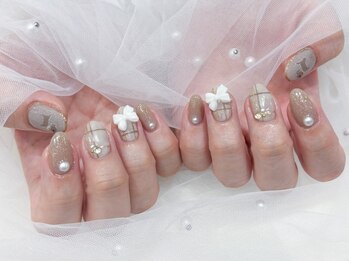 リノ ネイル(Rino nail)の写真/毎月定額全コース新作リリース♪トレンドや季節に合わせたデザインをご用意☆お得におしゃれを楽しんで♪