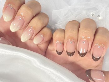 ネイルネージュ 錦糸町(Nail Neige)/持ち込み(フレンチ/秋ネイル)