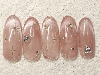 リノ ネイル(Rino nail)/1月新作ワンホンピンク801r3