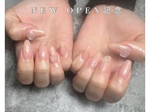 Toyale 神戸三宮 [パラジェルネイル/フィルイン/マグネット/長さだし/持ち込み]/三宮推しネイル/クリアフレンチ