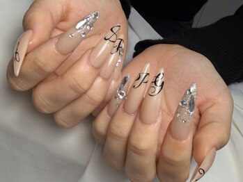 ホランイネイル(HORANGI NAIL)/フリーアートL+チップ長さだし