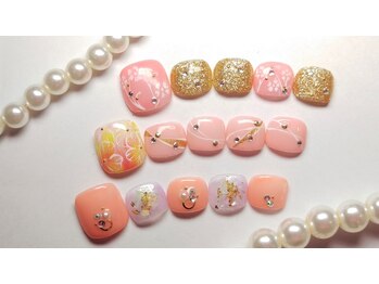 ネイルサロン 爪/春ネイル