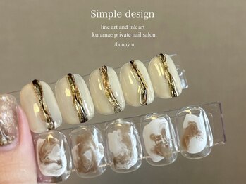 バニーユーネイル(Bunny U nail)/●シンプルデザイン