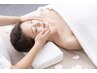 【小顔/美肌/眼精疲労】フェイシャル×背面＆首肩筋膜リリース80分¥11,000→