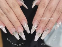 リンドネイル バイ モカ アンド ララ(Lind nail by moca and LaLa)/【mian】クロムネイル