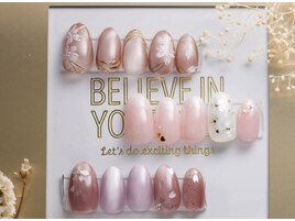 桜ネイル　春ネイル　ピンク