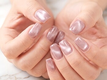 ラテネイル(Latte Nail)の写真/オフィスネイル・春カラー】パラジェル+600円で対応◎上品シンプルで好印象な指先へ♪