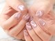 ラテネイル(Latte Nail)の写真/オフィスネイル・春カラー】パラジェル+600円で対応◎上品シンプルで好印象な指先へ♪