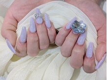 ネイルサロン グレイス(Grace)/【スカルプ】ミルキーラメ