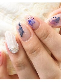 鱗ネイル　マリン　リゾート