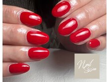 ネイルセッション(nail session)/艶赤ネイル