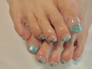 ラメ★フットネイル