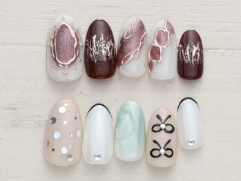 ネイルミックス イオンモール仙台上杉店(Nail Mix)の写真/【5990円★トレンドコース(60分)】納得のコスパ!最旬ネイルはNailMix仙台上杉店にお任せ♪(新作11/1~)/仙台