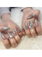 トゥインクルムーン(Twinkle Moon)/ツイードネイル