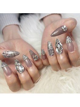 トゥインクルムーン(Twinkle Moon)/ツイードネイル