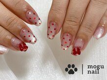 ワンホンネイル/リボン