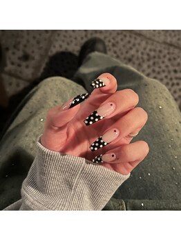 ネイルアトリエビー(nail atelier be’)/ドットフレンチ