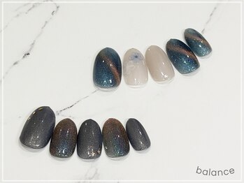 バランス 泉中央店(balance)/マグネットネイル♪
