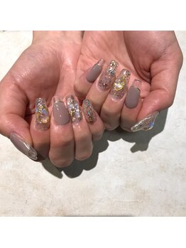 ラウンジ渋谷 本店(RounGe SHIBUYA)/【スカルプ】クリアフレンチ