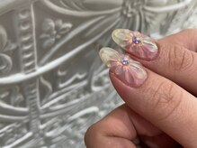 シェリーラメール 池袋店(cherie la mer)/クリアぷっくりフラワー