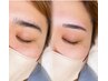 【眉まわりWAX脱毛】眉カットメイク仕上げナチュラル綺麗な眉毛に